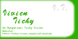 vivien tichy business card